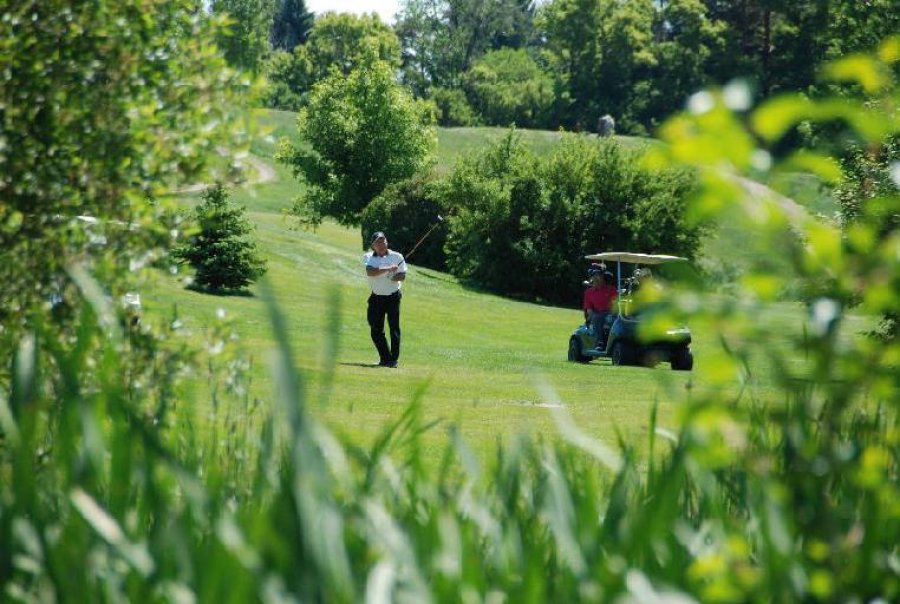 Riverside Community Golf Course, Milk River, Alberta Canada Golf Card